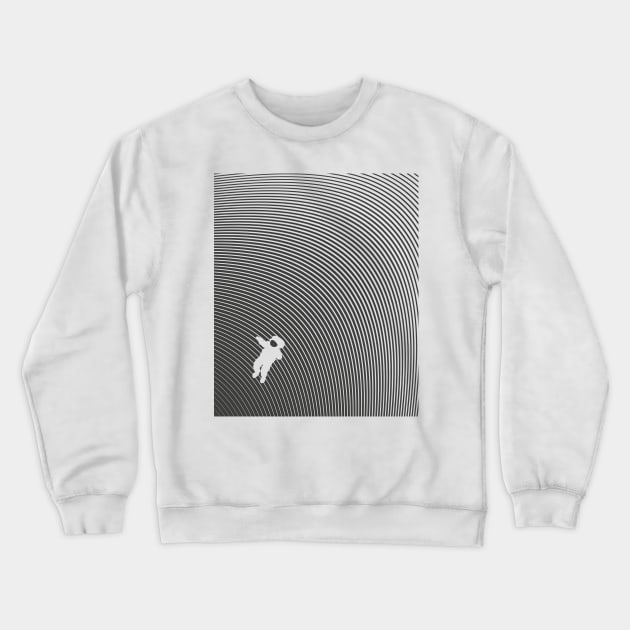 Floating in space Crewneck Sweatshirt by lacabezaenlasnubes